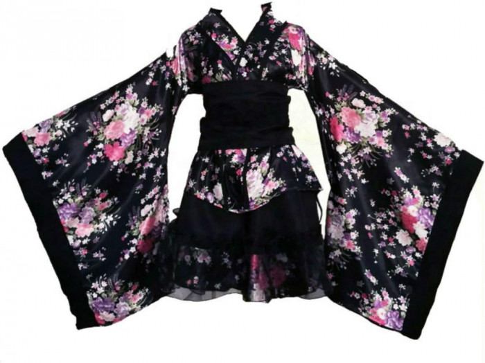 Pentru Cosplay Sakura Blossom Kimono Dress Costum Cosplay pentru Femei Tinuta Ha