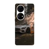 Husa compatibila cu Huawei Nova Y70 model Mercedes AMG GT S, Silicon, TPU, Viceversa, Transparent, Carcasa