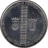 Portugalia 8 Euro 2006 (Calea ferata) Argint 21,1gr./500, KM-778 UNC !!!