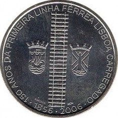 Portugalia 8 Euro 2006 (Calea ferata) Argint 21,1gr./500, KM-778 UNC !!!