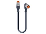 Cablu LUMBERG AUTOMATION M12 4 pini 8m 230VDC RST 4-RKWT 4-225/8 M pentru senzori și automatizări