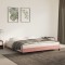 vidaXL Cadru de pat, roz, 180x200 cm, catifea 346993
