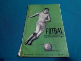 FOTBAL ADNOTĂRI PE MARGINEA REGULAMENTULUI DE JOC /1954 * 02