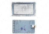Catadioptru lampa ceata Volkswagen Golf 3 (1h) 08.1991-04.1999, Vento (1h2/1h5/1hm), 01.1992-10.1998, fata, Dreapta, scurt; alb; fara omologare, TYC