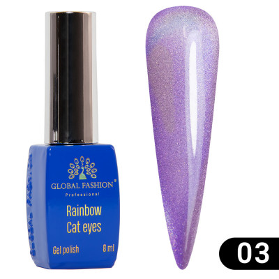 Oja semipermanenta Rainbow Laser Cat Eyes 8ml, 03 foto