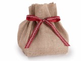 Cumpara ieftin Set 6 saculeti Craciun textil multicolor cm20x20x25H