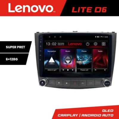 Navigatie Lexus IS 2005-2011 Lenovo Kit- IS 8 core 6+128 GB Android Waze USB Navigatie Internet Youtube Radio CarStore Technology foto