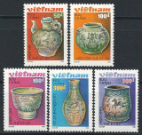 Vietnam 1989 Mi 2053/57 MNH - Ceramica din epoca L&yacute; Trần
