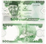 Bancnota Nigeria 500 Naira 2022, P-48 UNC, Africa