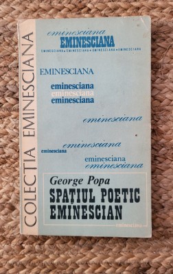 SPATIUL POETIC EMINESCIAN-GEORGE POPA foto