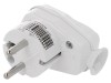 Conector Alimentare AC Tată 2P PE 250V 16A Alb