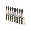 Set 8 Biti Impact Control Bosch, PH1 PH2 PH3 PZ2 PZ3, 50mm, Otel S2, Zona Torsiune Extinsa, Surubelnita Percutie