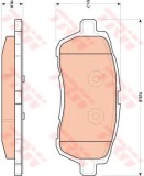 Set placute frana,frana disc FORD FIESTA VI (2008 - 2016) TRW GDB1893