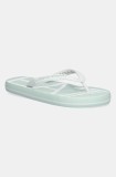 EA7 Emporio Armani papuci culoarea verde, cu toc plat, XK196.XCQ004