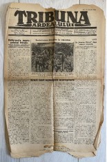 TRIBUNA ARDEALULUI, 14 aug 1941, 6 p, front Ukraina / Petain /dir. Emil Hațeganu / primredactor Gh. Giurgiu, CLUJ, episcopul Nicolae Colan / istorie