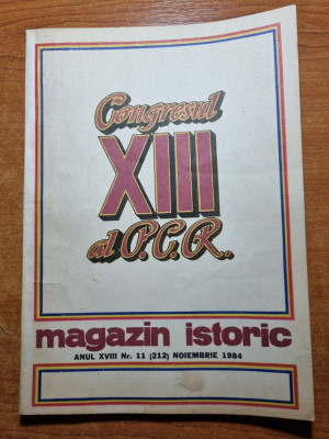 revista magazin istoric noiembrie 1984 foto