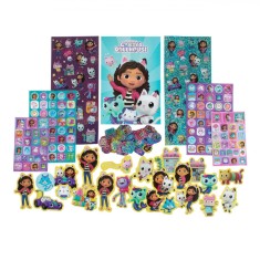 Set Autocolante Gabby&amp;#039;s Dollhouse, 500 Buca?i, Multicolor, Dimensiune Ambalaj 43x40 cm foto