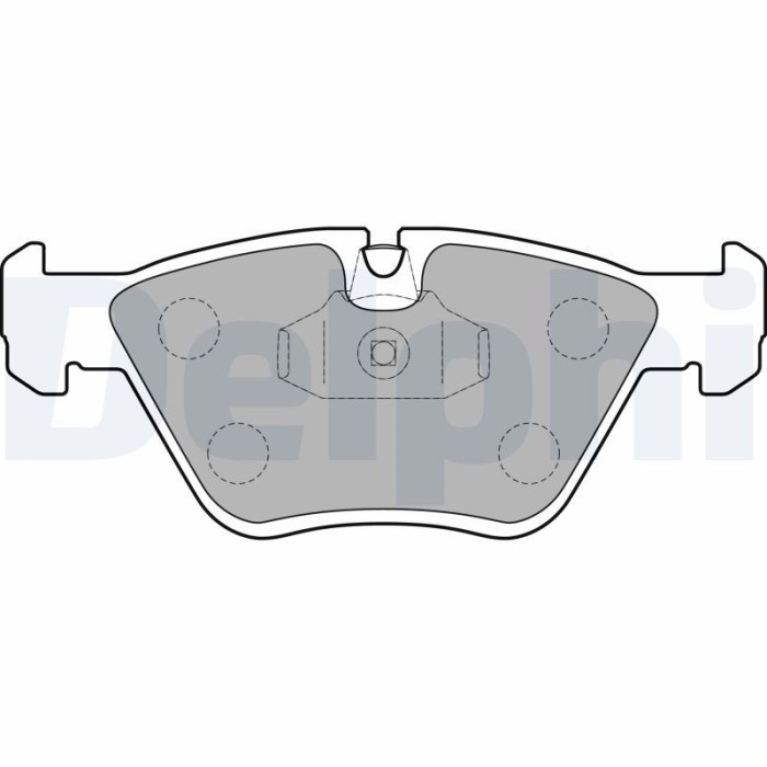 DELPHI LP1843 set placute frana,frana disc