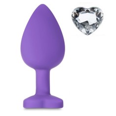 Dop Anal Brighty, Small, Silicon, Mov/Transparent, Mokko Toys