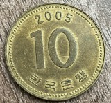 C50 - Moneda foarte veche - Coreea de Sud - 10 won - 2005