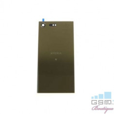 Capac Baterie Spate Sony Xperia XZ Premium Cu Adeziv Sticker Auriu foto