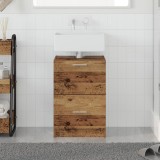 vidaXL Cabinet pentru chiuvetă Lemn Vechi 40x37x59 cm Lemn Ingineresc