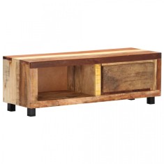 Comoda TV, 100 x 30 x 33 cm, lemn masiv reciclat foto