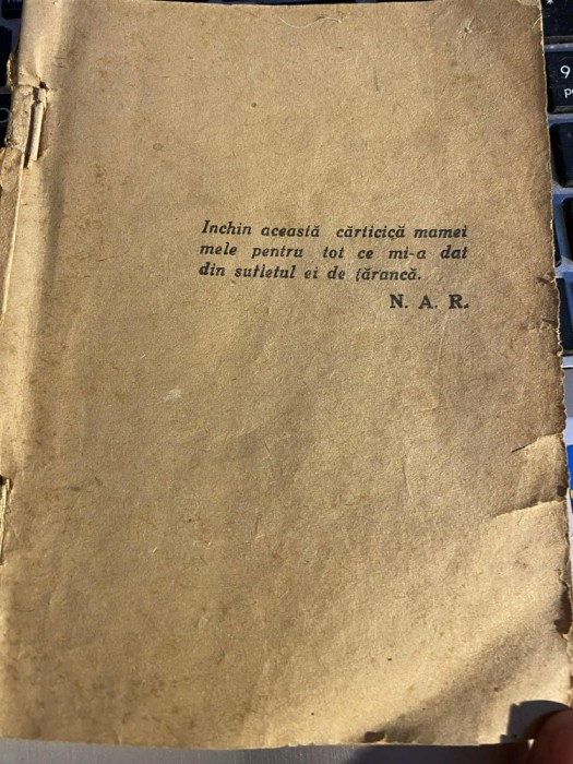 Cartea de cantece, Nicolae A. Rosu 1942