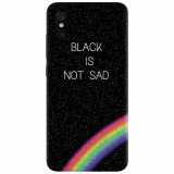 Husa silicon pentru Xiaomi Mi 8 Pro, Black Is Not Sad