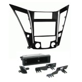 Rama adaptoare 2DIN Connects2 pentru Hyundai Sonata 2011, climatizare manuala