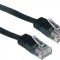 Patch cord utp spacer cat5e 1m negru