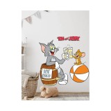 Cumpara ieftin Sticker Perete Autocolant TOM &amp; JERRY, 90x38cm - 80242