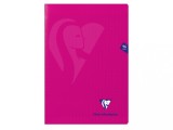 Caiet A4, capsat, 48 file, coperta PP, liniatura franceza, Clairefontaine