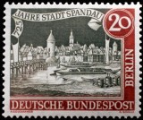 GERMANIA BERLIN 1957 , ANIVERSARE 750 DE ANI SPANDAU ,TIMBRU NESTAMPILAT