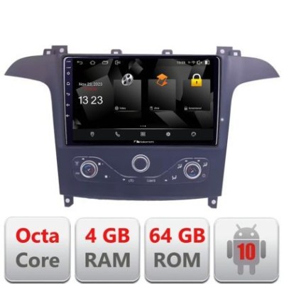 Navigatie Ford S-max 2006-2014 Nakamichi NAM5510 Qled Octa Core 720p 4+64 DSP 360 camera carplay android auto CarStore Technology foto