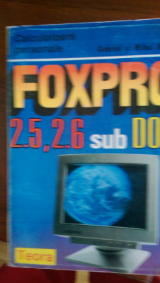 FoxPro 2.5, 2.6 sub DOS Gabriel si Mihai Dima 1995 foto