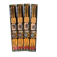 Carlige Legate Fox Edges Armapoint Curve Short Rigs 25lb Brown Nr 4 2buc foto