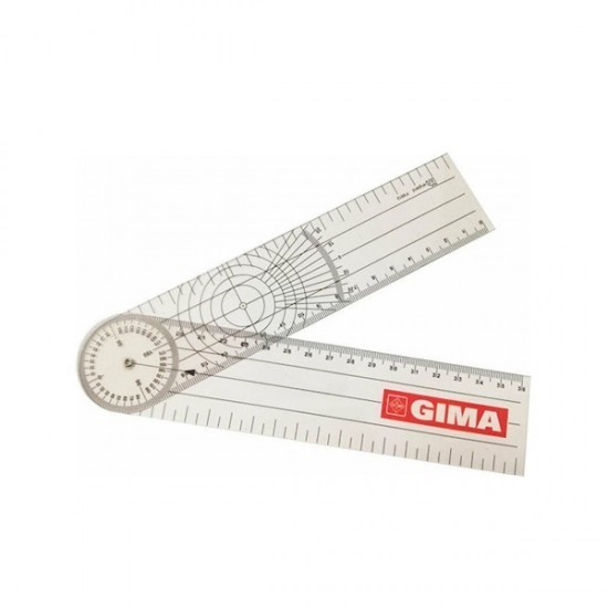 GIMA Goniometer With Pain Scale Ruler