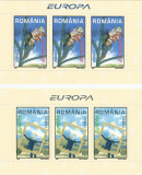 Romania, LP 1611a/2003, Europa 2003, in blocuri de 3 marci, MNH, Nestampilat