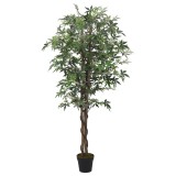 VidaXL Arbore de arțar artificial 336 de frunze 120 cm verde