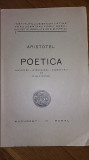 Aristotel - Poetica (editia 1940) Traducere introducere comentariu D.M. Pippidi