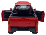 Macheta replica Pickup Toyota Tundra TRD 4x4, Metal, 1:32 deschide usi, capota portbagaj, are sunete si lumini rosie