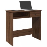 VidaXL Birou Stejar maro 80x40x75 cm Lemn prelucrat