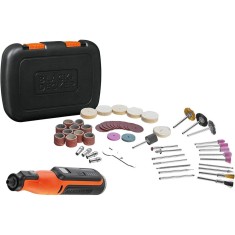 Instrument multifunctional rotativ cu acumulator Black Decker BCRT8IK-XJ cu 53 de accesorii