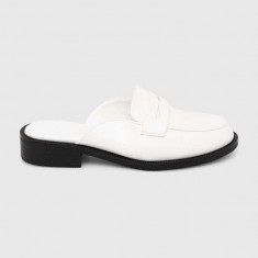 Answear Lab papuci femei, culoarea alb