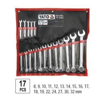 SET CHEI COMBINATE SATINATE 8-32MM, 12BUC