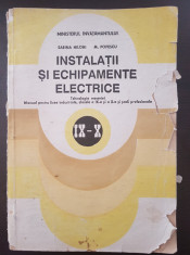 INSTALATII SI ECHIPAMENTE ELECTRICE Manual clasele a IX-a si a X-a - Hilohi foto