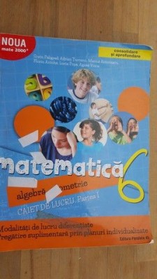 Matematica algebra geometrie clasa a 6-a Caiet de lucru Partea 1- Adrian Turcana, Florin Antohe foto