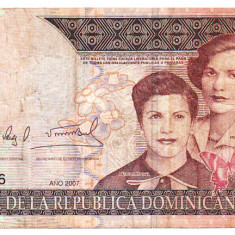 Republica Dominicana 200 Pesos 2007 P-178 Seria AJ7097576