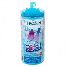 Papusa surpriza, Disney Frozen, Snow Color Reveal, HMB83